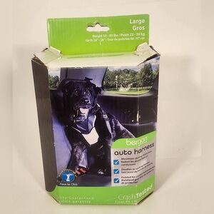 Bergan By Coastal Auto Harness For Dogs. Dog Size  50-80 lbs  New Open Box
